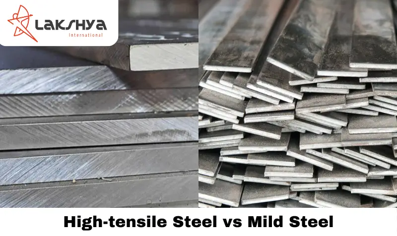 What is the difference between high-tensile steel and mild steel?
